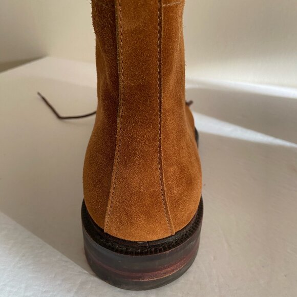 Men's Carmina Soller boots in tobacco suede with shoe trees - Picture 7 of 10